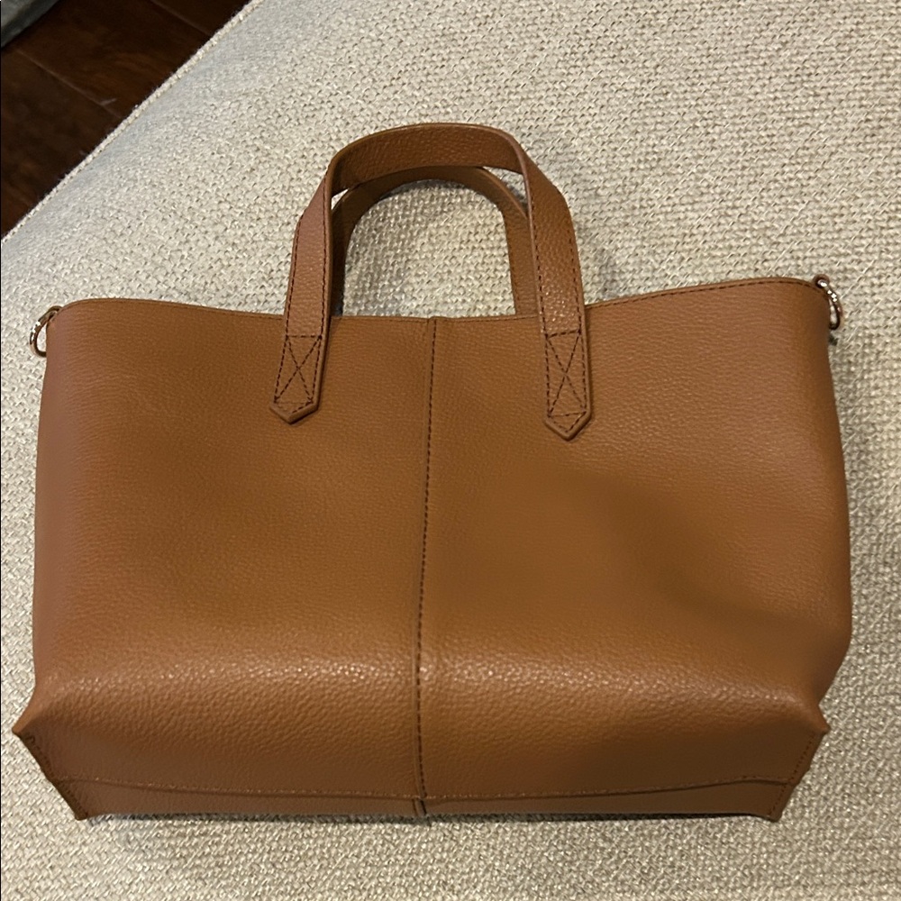 LOFT Tan Mini Tote Bag